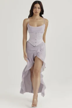 Grey Floaty Maxi Dress