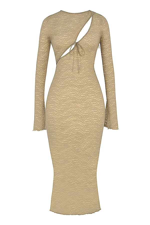 Stone Floral Lace Maxi Dress – Bild 15