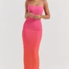 Ombre Flame Maxi Dress