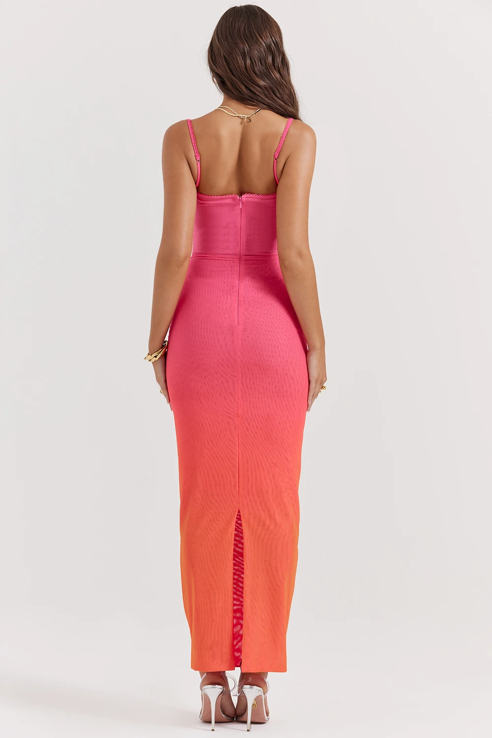 Ombre Flame Maxi Dress – Bild 8