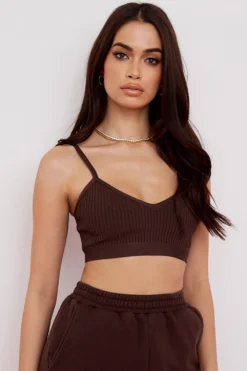 Brown Bandage Bralette