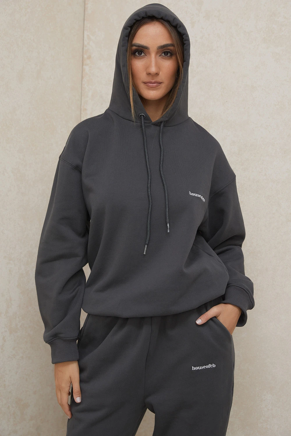 Charcoal Oversized Hoodie – Bild 7