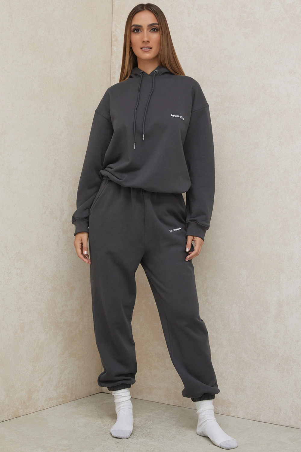 Charcoal Oversized Hoodie – Bild 5