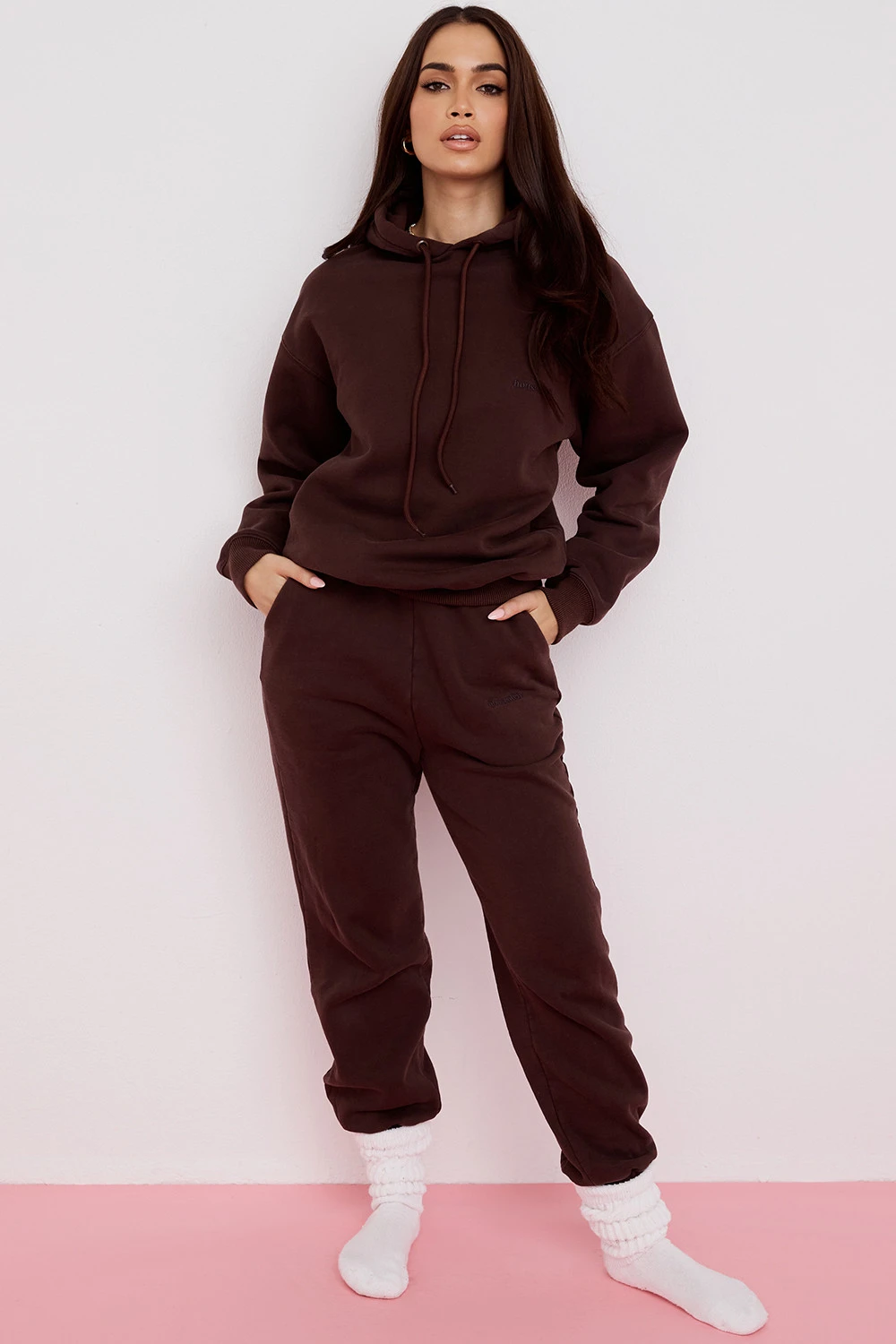 Chocolate Fleece Back Jogging Trouser