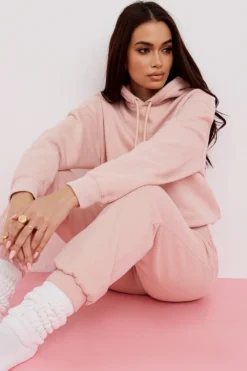 Blush Fleece Back Jogging Trouser