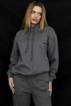 Dark Grey Oversized Hoodie