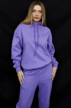 Purple Oversized Hoodie