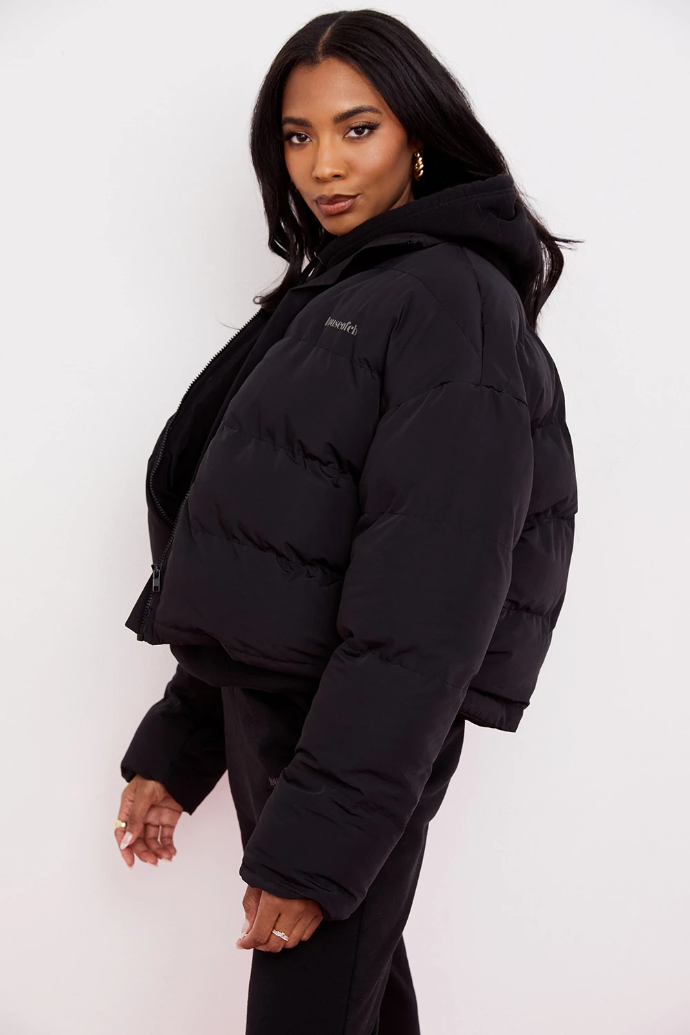 Ink Oversized C Shape Puffer Jacket – Bild 7