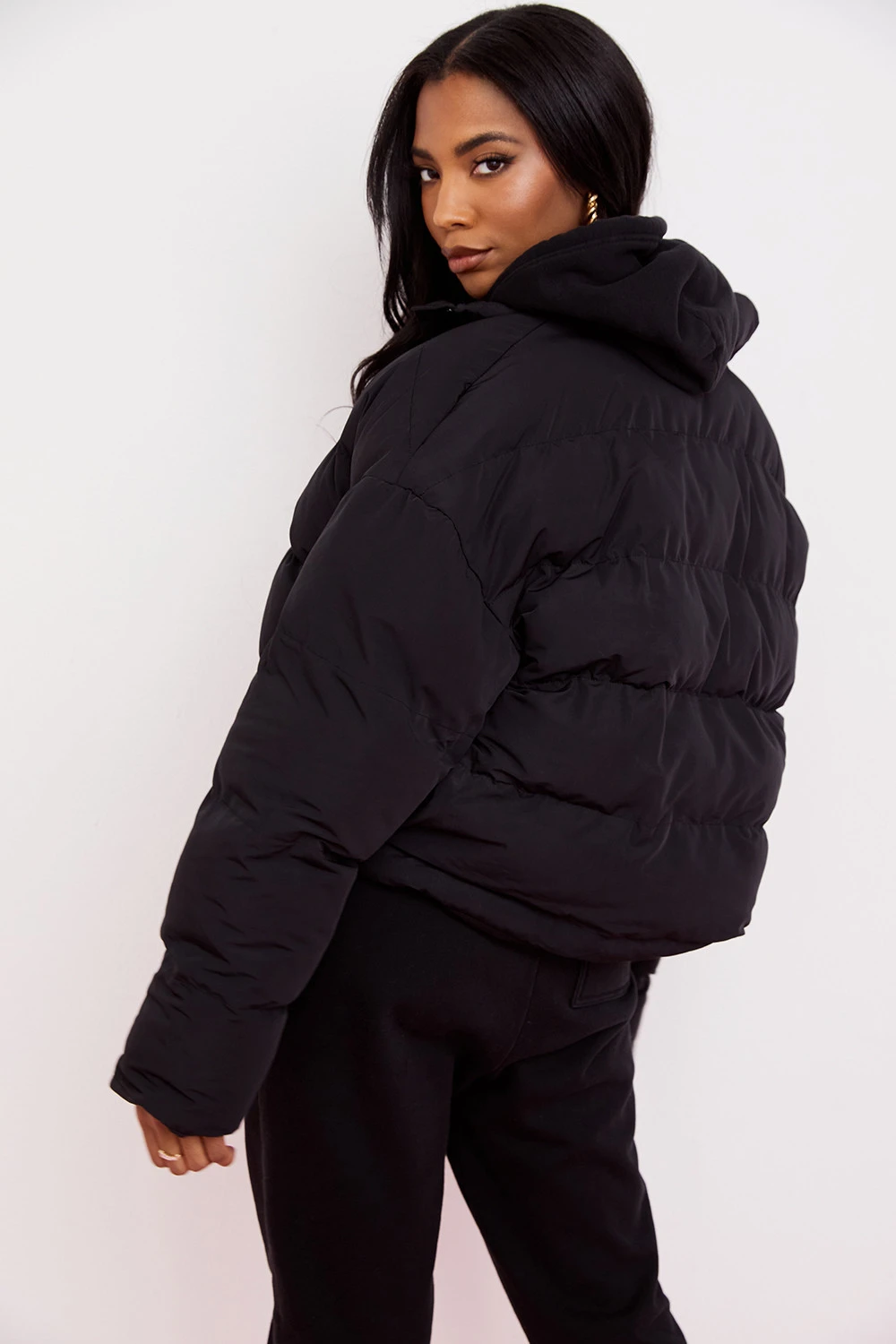 Ink Oversized C Shape Puffer Jacket – Bild 8