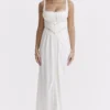 Ivory Real Silk Maxi Dress