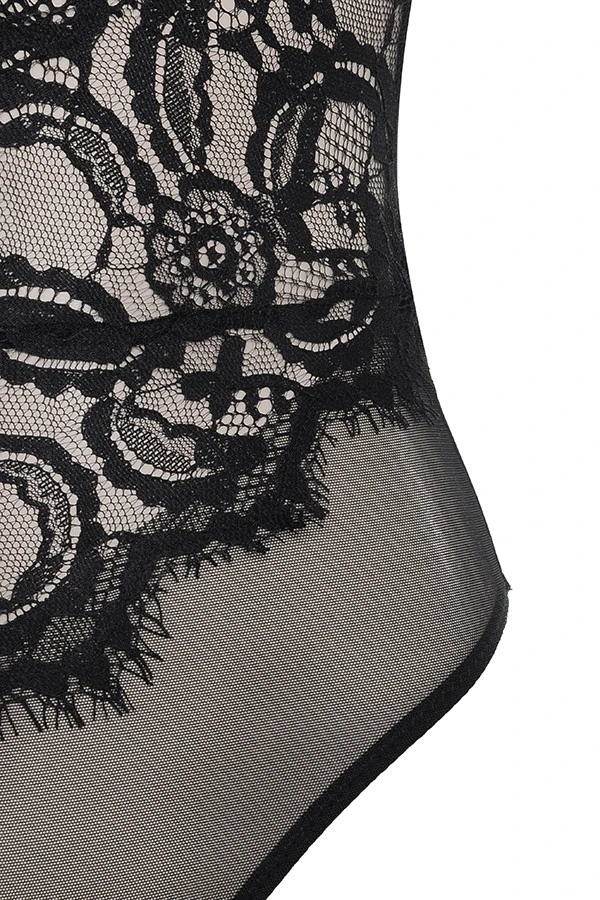 Black Lace Bodysuit – Bild 12