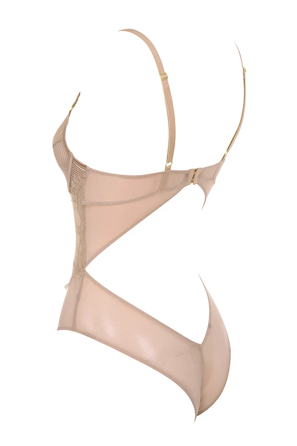 Tan Lace Bodysuit – Bild 11