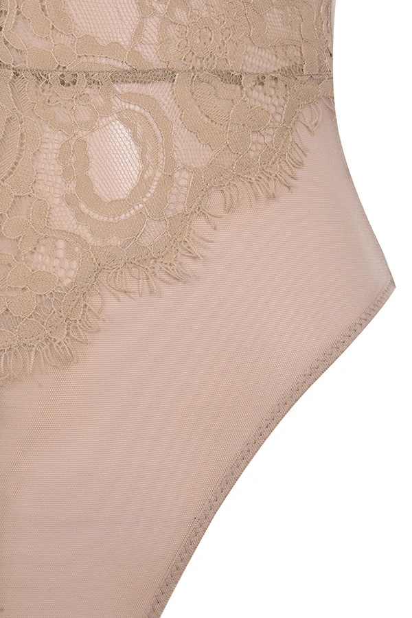 Tan Lace Bodysuit – Bild 14