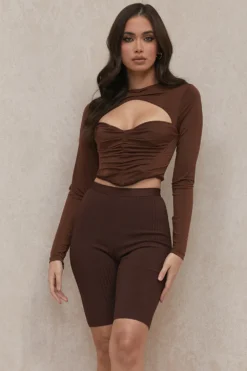 Chocolate Bandage Cycle Shorts