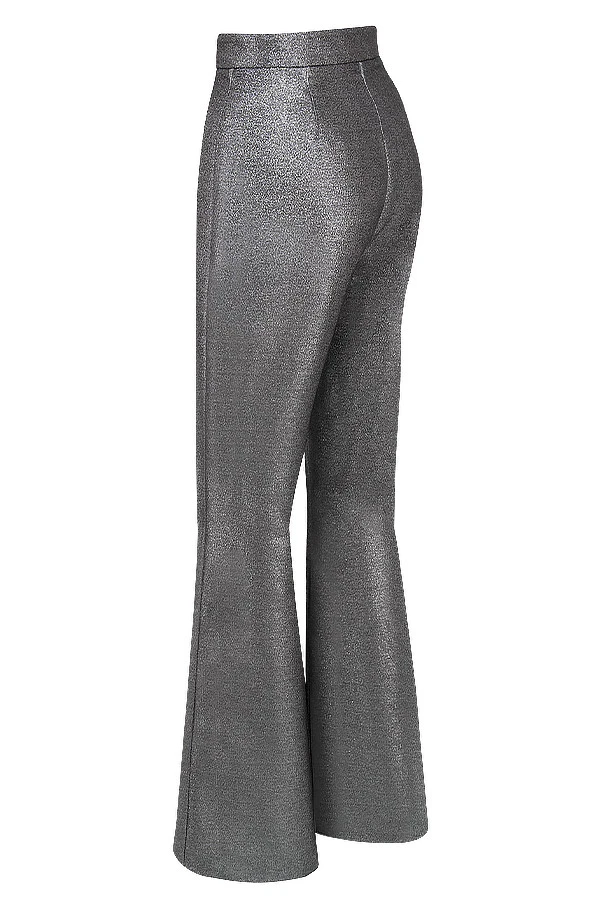 Silver Kick Flare Trousers – Bild 9