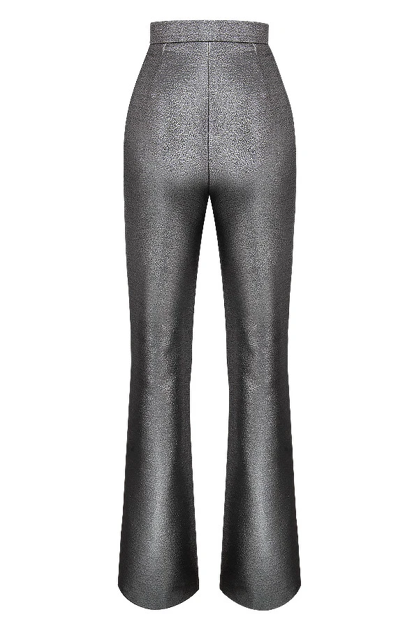 Silver Kick Flare Trousers – Bild 10
