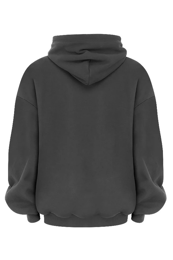 Charcoal Oversized Hoodie – Bild 15