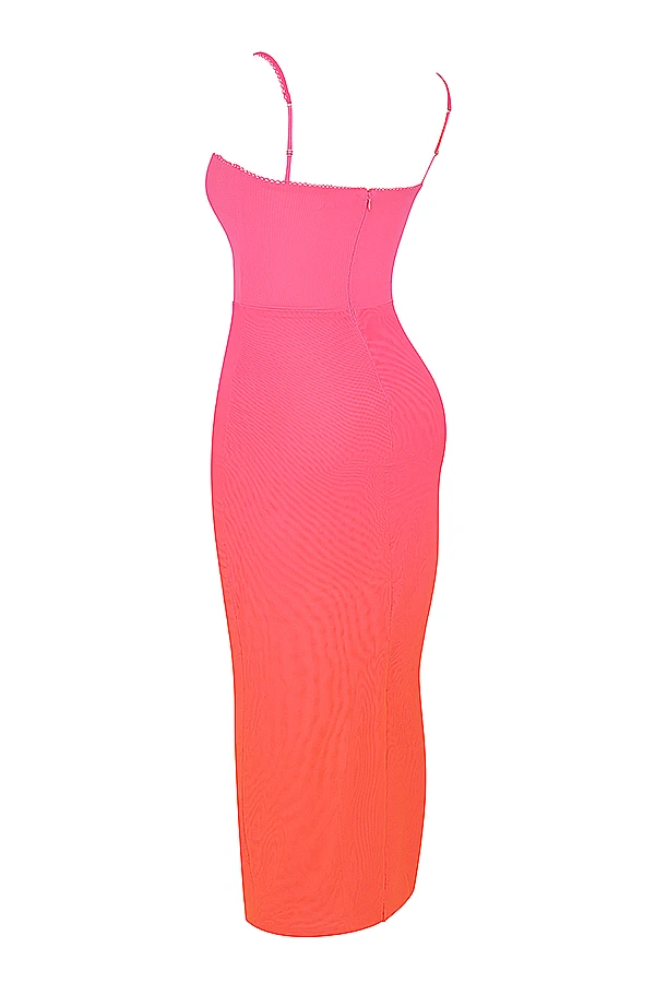 Ombre Flame Maxi Dress – Bild 15
