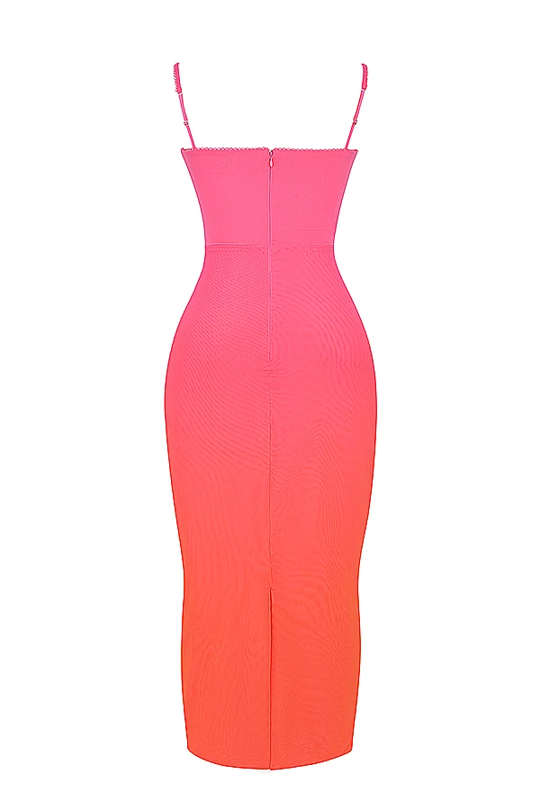 Ombre Flame Maxi Dress – Bild 16
