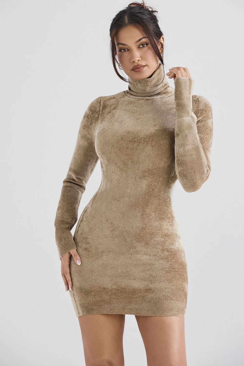 Fawn Chenille Mini Dress – Bild 5