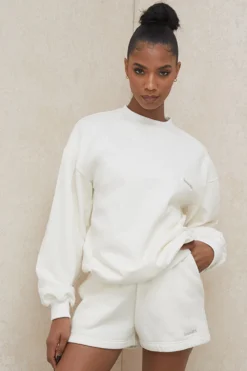 Off White Jersey Track Shorts